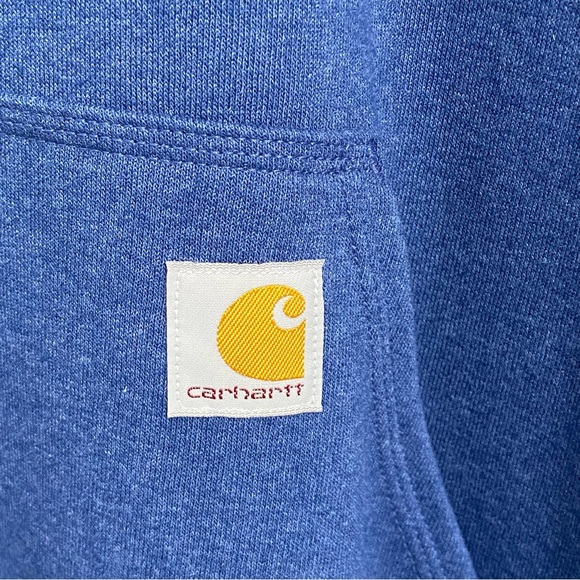 NWT CARHARTT Men's Loose Fit Mid Weight Logo Graphic Hooded Sweatshirt Size 2XL - Picture 7 of 13